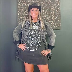 Ramones Black Graphic T-Shirt